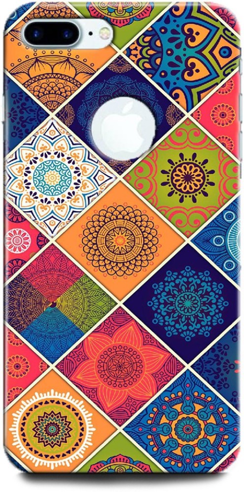 INDICRAFT Back Cover for Apple iPhone 8 Plus COLORFULL, COLORS, MANDALA, ABSTRACT ART