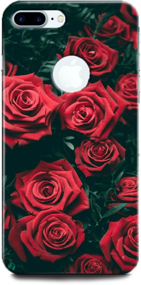 INDICRAFT Back Cover for Apple iPhone 8 Plus BOUQUET, ROSES, FLOWERS, RED ROSE