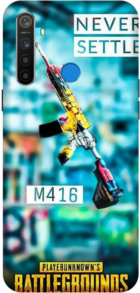 shonababy Back Cover for Oppo Realme 5Pro Printed- M 4 16- PUBG GAME ,-Mobile Back Cover
