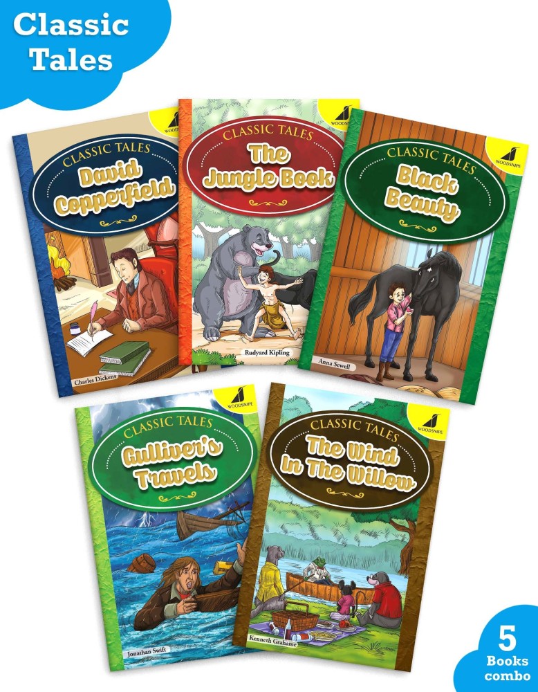Story Books In English For Kids | Abridged Classics | Age 8 - 16 Years | Bedtime Stories With Pictures | Classic Tales | Questions For Better Understanding | Set Of 5 Books