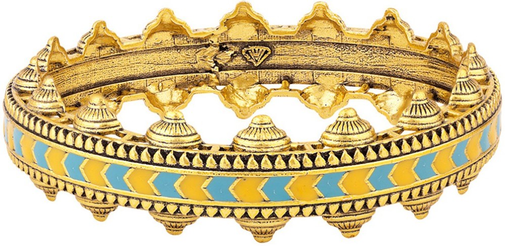 Voylla Brass Gold-plated Bangle