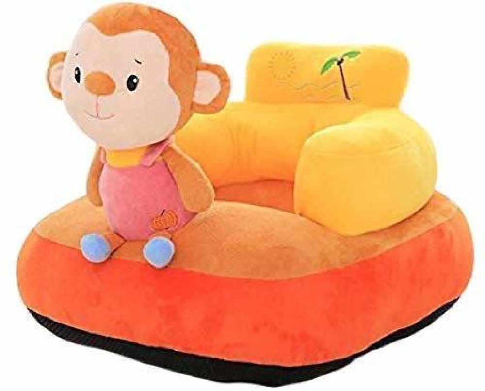 HAVGRA Chick Shape Soft Plush Cushion Baby Sofa Seat/Rocking Chair for Kids 0 to 4 Years (Yellow)  - 35 cm