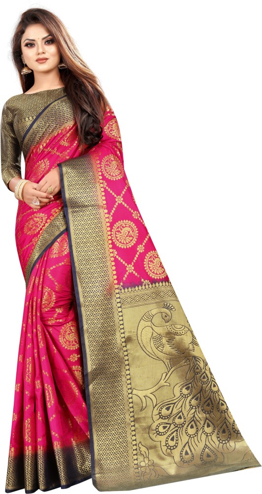 Perfect Wear Woven Paithani Cotton Silk Saree