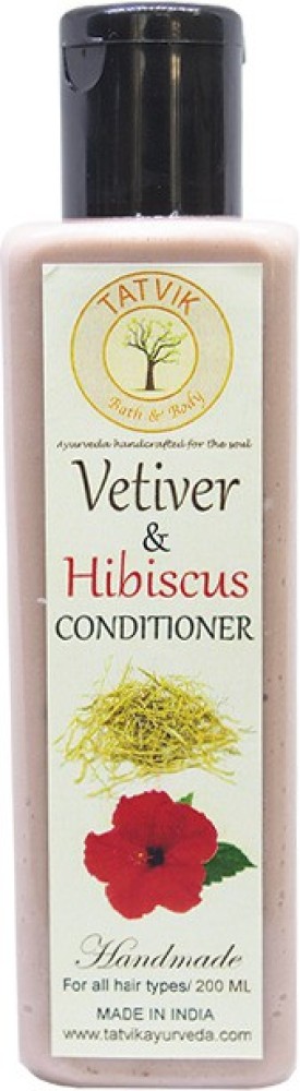 Tatvik Bath & Body Vetiver and Hibiscus Conditioner(Luxury)(200ml)