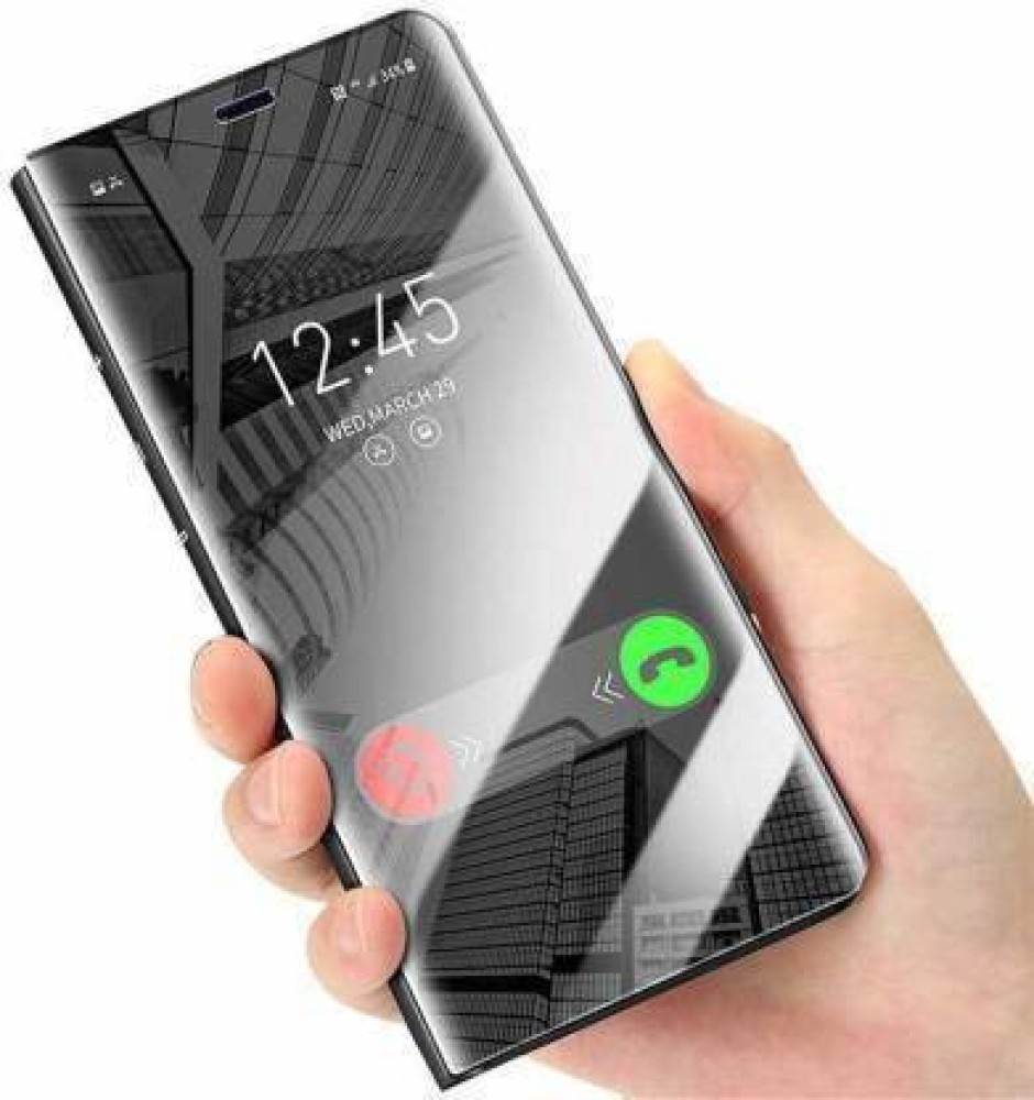 Creativo Flip Cover for OnePlus 8 Premium Smart Clear View Mirror Flip Cover Sensor Flip is not Working