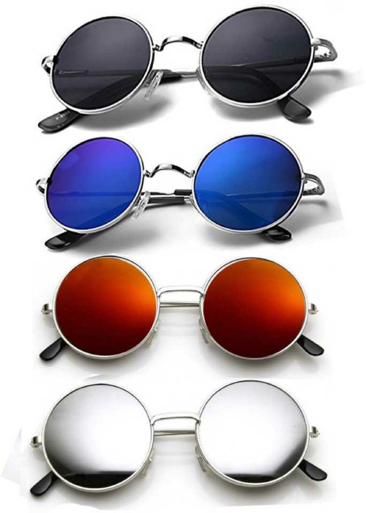 New Specs Round Sunglasses