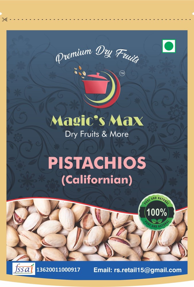 Magic's Max superior quality (pista) roasted & salted california pistachios Pistachios