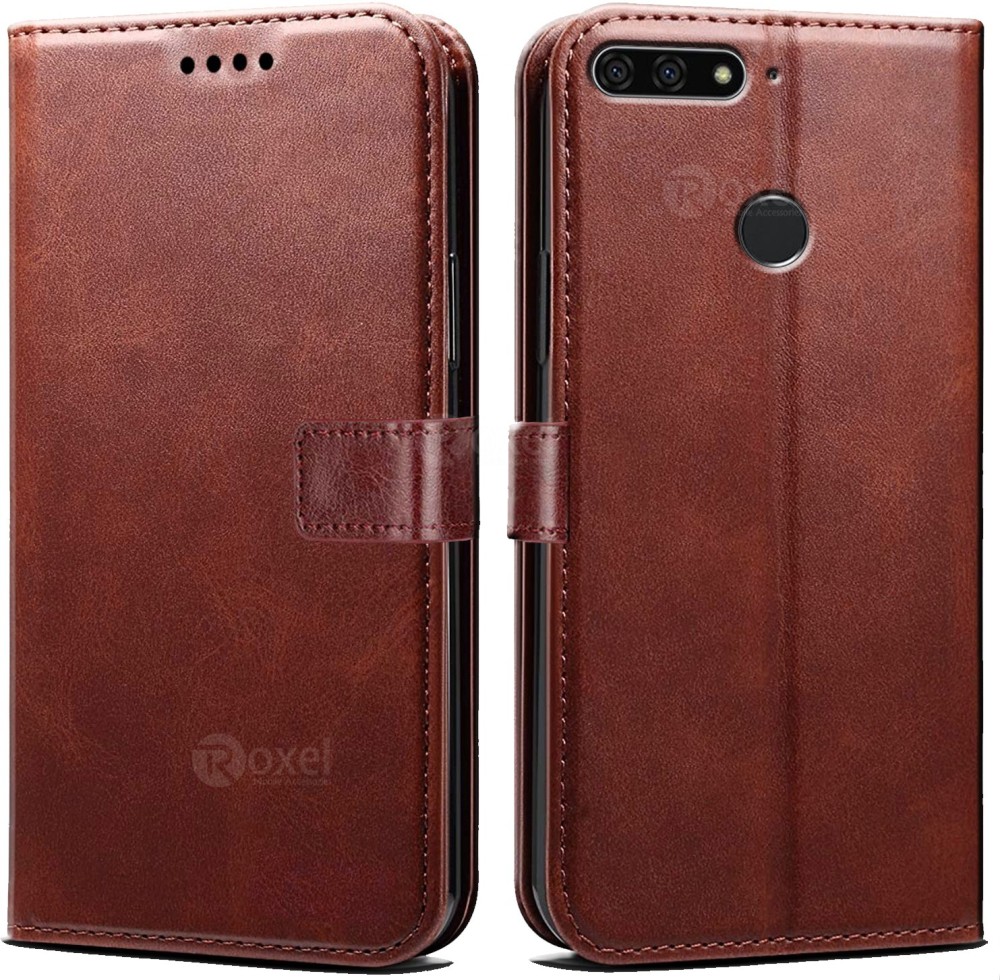 Roxel Wallet Case Cover for Honor 7A