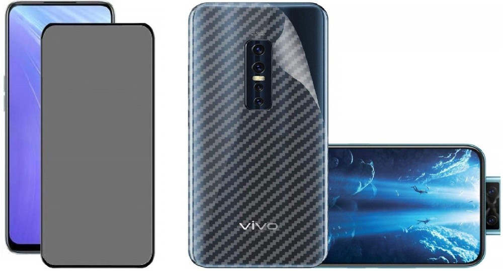 INCLU Front and Back Tempered Glass for Vivo V17 Pro