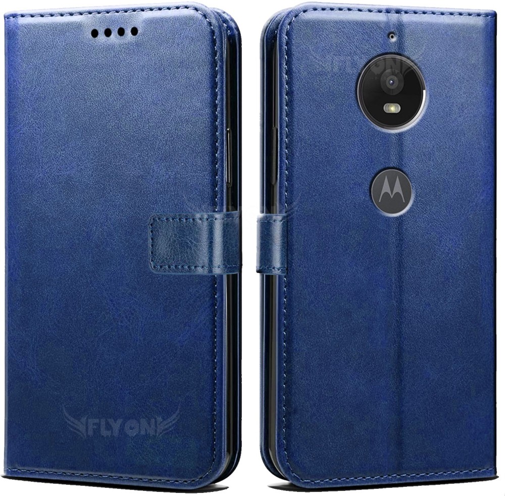 Flyon Flip Cover for Motorola Moto E4 Plus