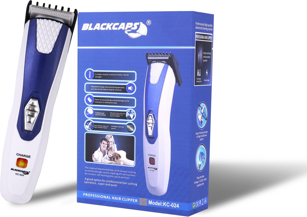 blackcaps KC-024 Rechargeable Cordless Hair and Beard Trimmer Trimmer 45 min  Runtime 4 Length Settings