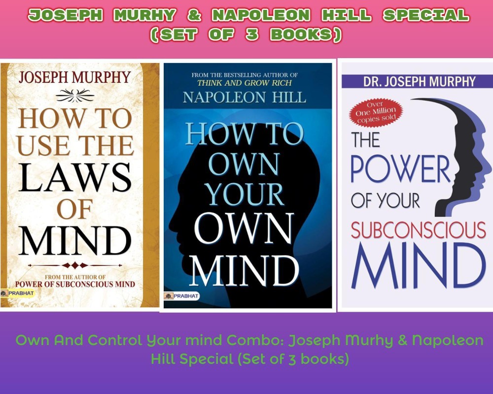Own And Control Your Mind Combo: Joseph Murhy & Napoleon Hill Special (Set Of 3 Books)