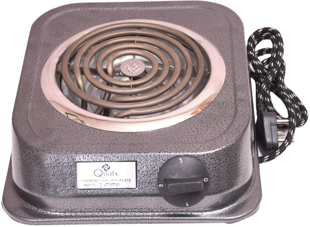 QUALX ISI Mark Shock-Proof only on earthing G Coil Hot Plate Cooking Stove SIMALL Electric Cooking Heater