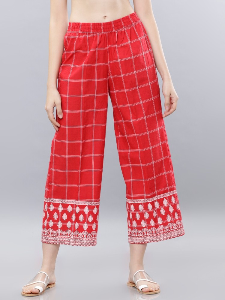 Vishudh Regular Fit Women Multicolor Trousers
