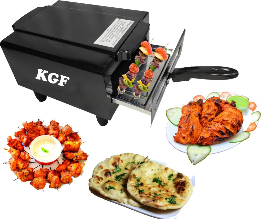 KGF Electric tandoor & Grill 14 INCH ( BLACK ) For Naan and Roti Electric Tandoor