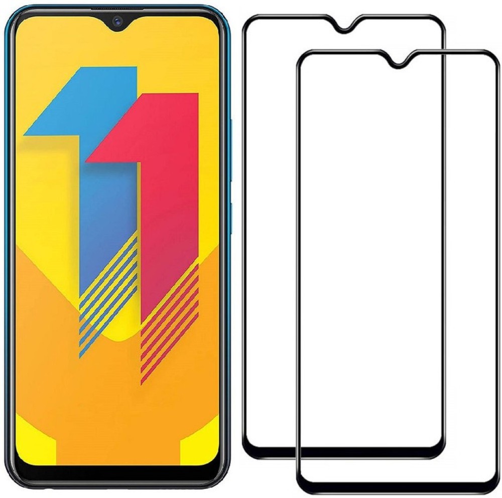 Msons Edge To Edge Tempered Glass for Vivo Y11, Vivo Y12, Vivo Y15, Vivo Y17, Vivo U10, SAMSUNG GALAXY M10S, SAMSUNG GALAXY A30S, Realme XT, REALME X2, OnePlus 7 | 11D Anti Scratch 9H Hardness Cover Friendly Anti Shatter Proof Full Edge Full Glue