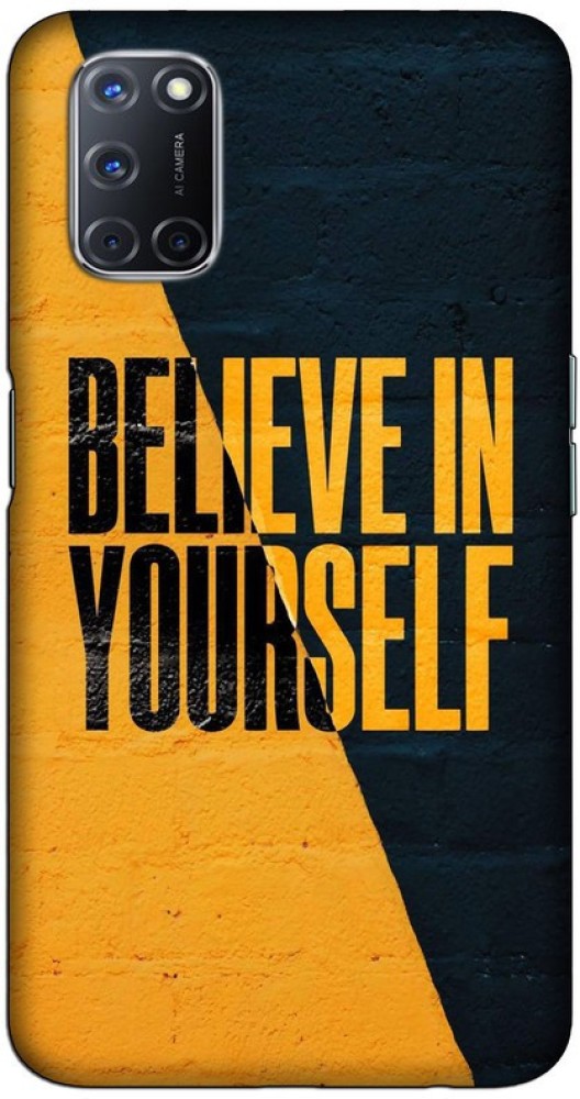 CROKIAN Back Cover for OPPO A52 Believe in yourself Back Cover
