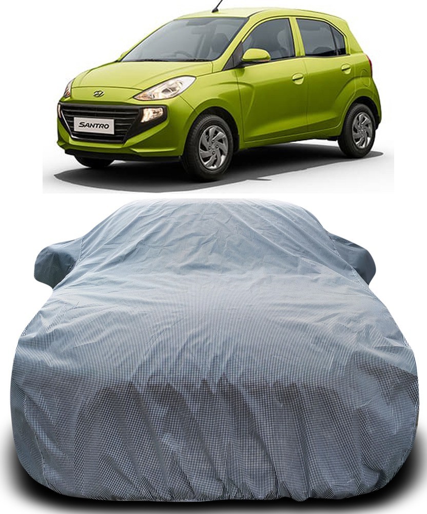 THE REAL ARV Car Cover For Hyundai Santro (With Mirror Pockets)