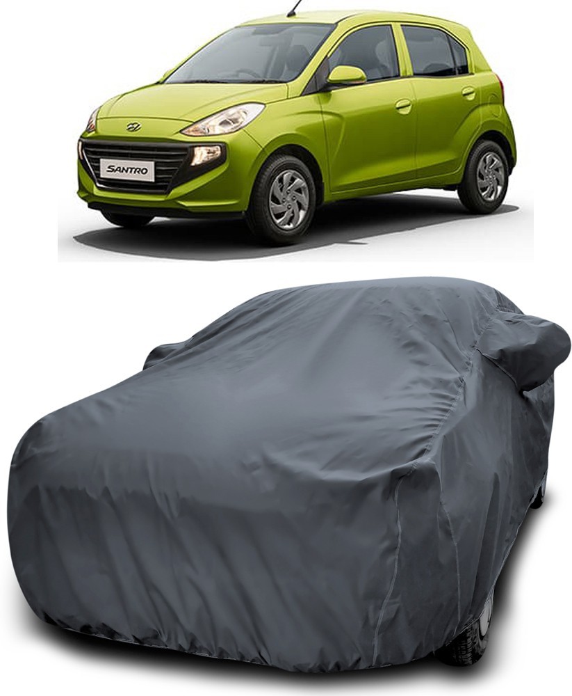 THE REAL ARV Car Cover For Hyundai Santro (With Mirror Pockets)