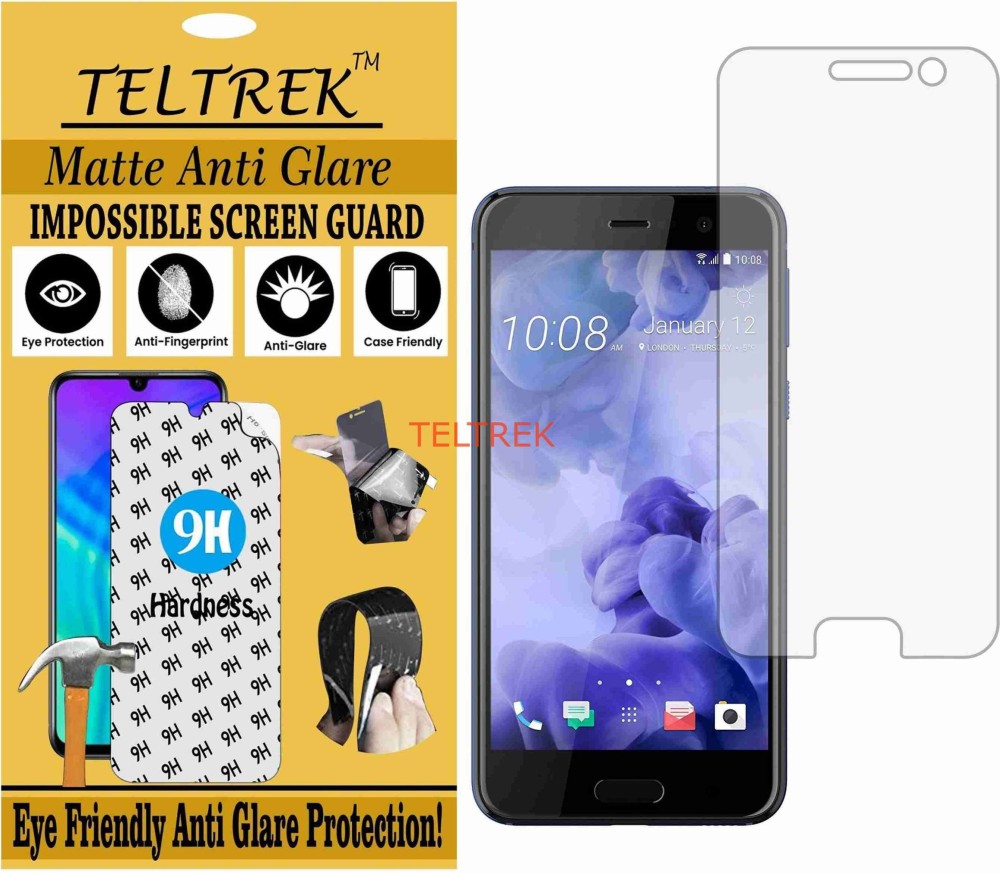 TELTREK Tempered Glass Guard for HTC U PLAY (Matte Flexible Shatterproof)