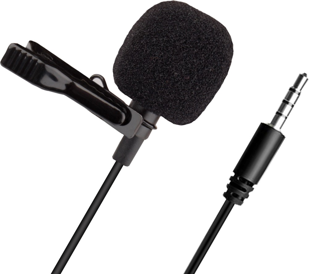 MOOZMOB Lavalier Microphone 3.5mm Collar Mic / Clip Mic / Lapel Mic for Video, ASMR, Youtube, Recording, Lectures Microphone