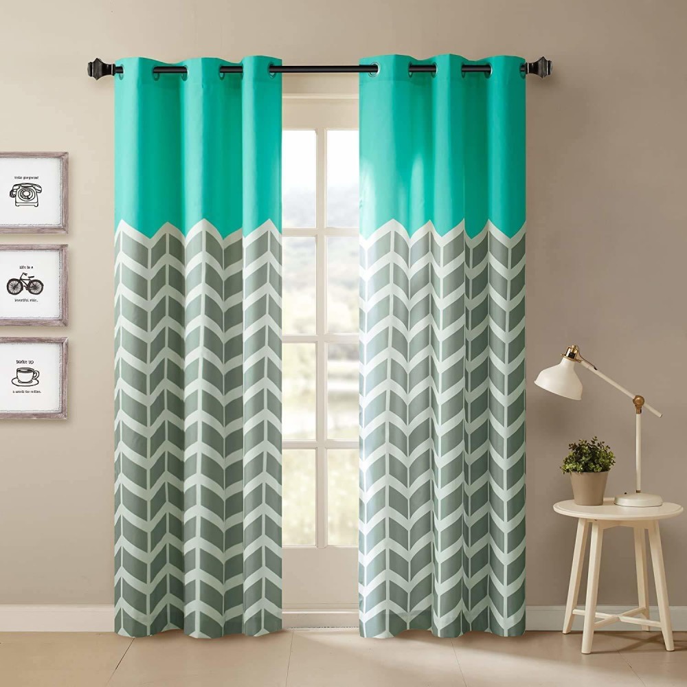 LightInfotech 272.32 cm (9 ft) Polyester Long Door Curtain (Pack Of 2)