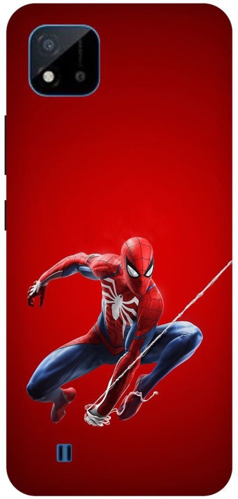 Bluvver Back Cover for Realme C20,RMX3061, Printed Spiderman,Marvel Mobile Back Cover