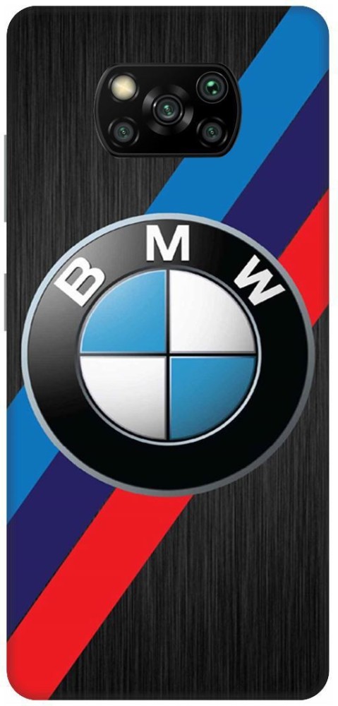UMPRINT Back Cover for Poco X3/MZB9965IN BMW Bmw Logo Printed Back Cover