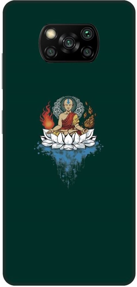 UMPRINT Back Cover for Poco X3/MZB9965IN India God Printed Back Cover