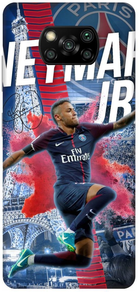 UMPRINT Back Cover for Poco X3/MZB9965IN Football France Player Printed Back Cover