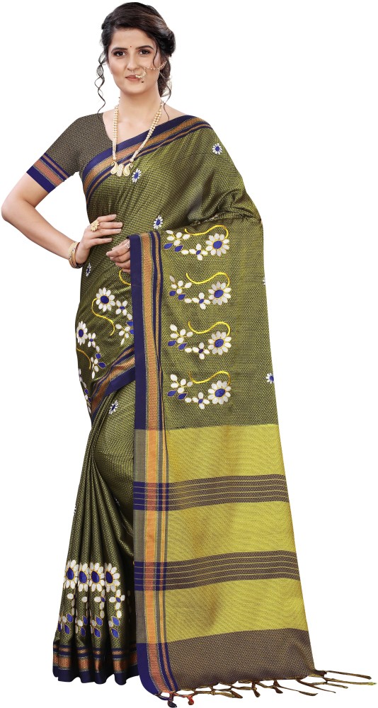 HEENA Printed Bollywood Cotton Silk Saree