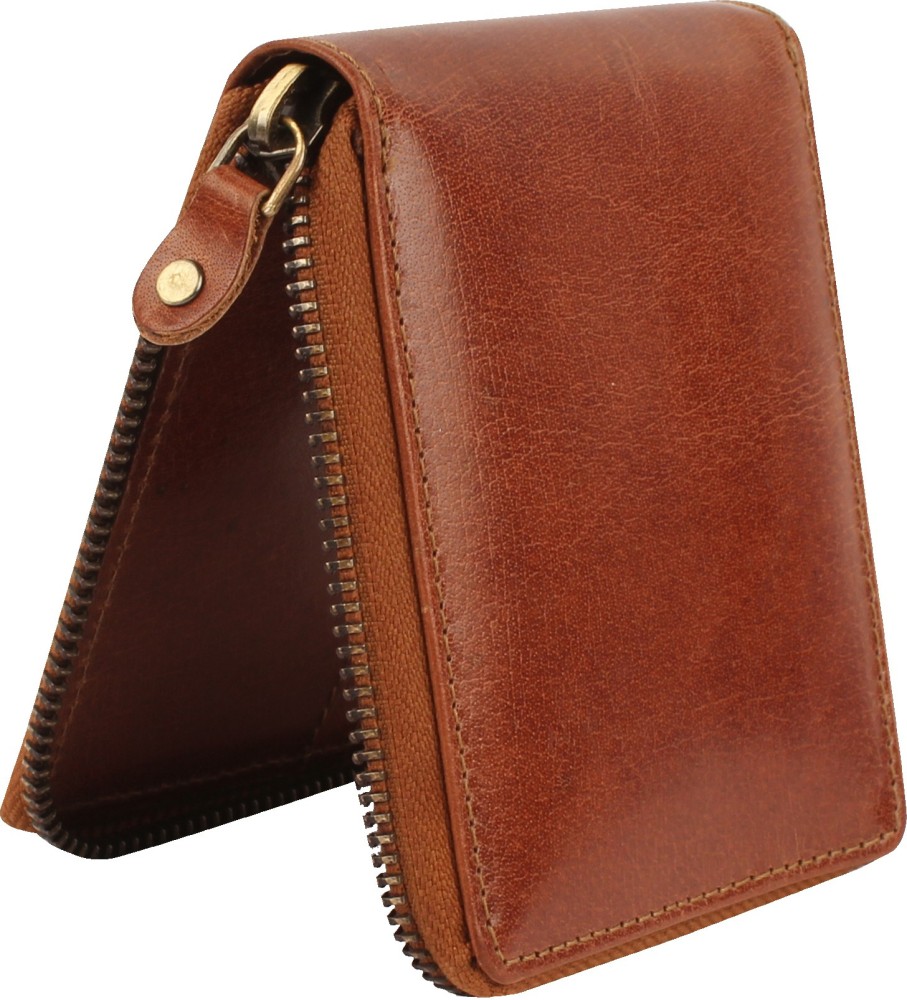 ree cope Boys Casual, Trendy Tan Genuine Leather Wallet