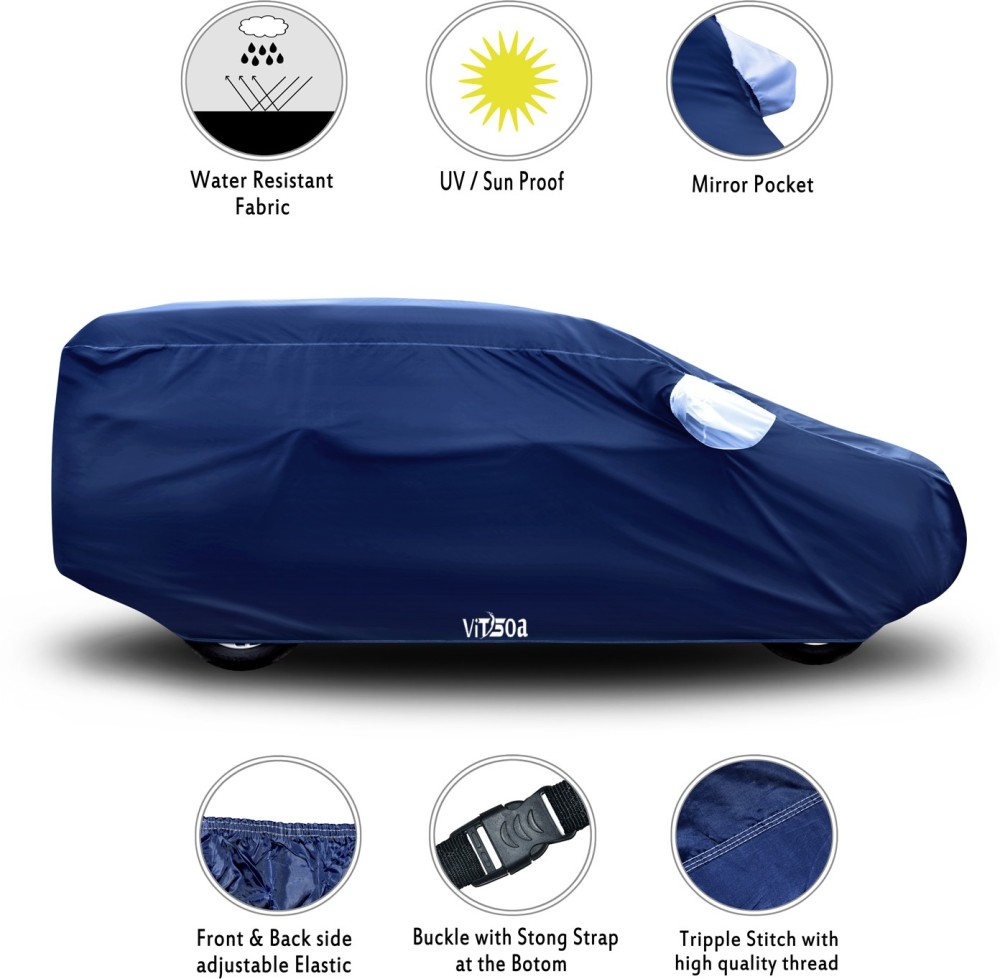 VITSOA Car Cover For Jeep Compass (With Mirror Pockets)