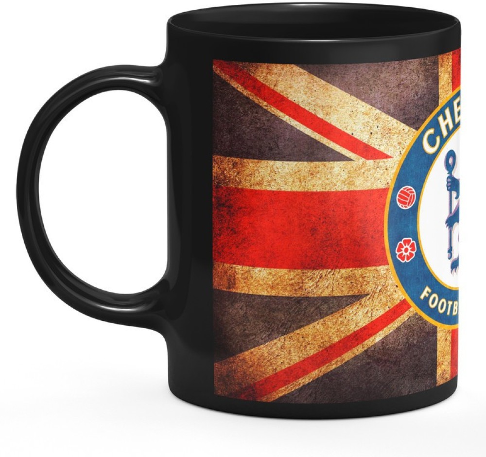 kiya craft black mug of chelsea football club 2 Ceramic Coffee Mug