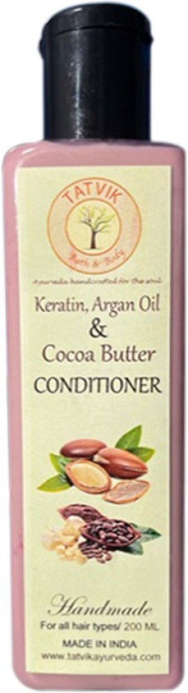 Tatvik Bath & Body Keratin, Argan Oil and Cocoa Butter Conditioner(Luxury)(200ml)
