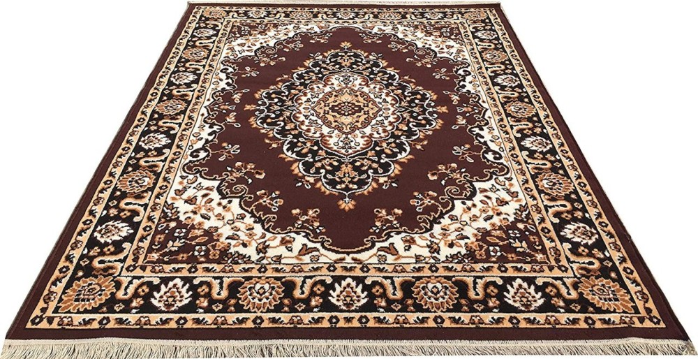 Noor Handloom Crpets Brown Acrylic Carpet