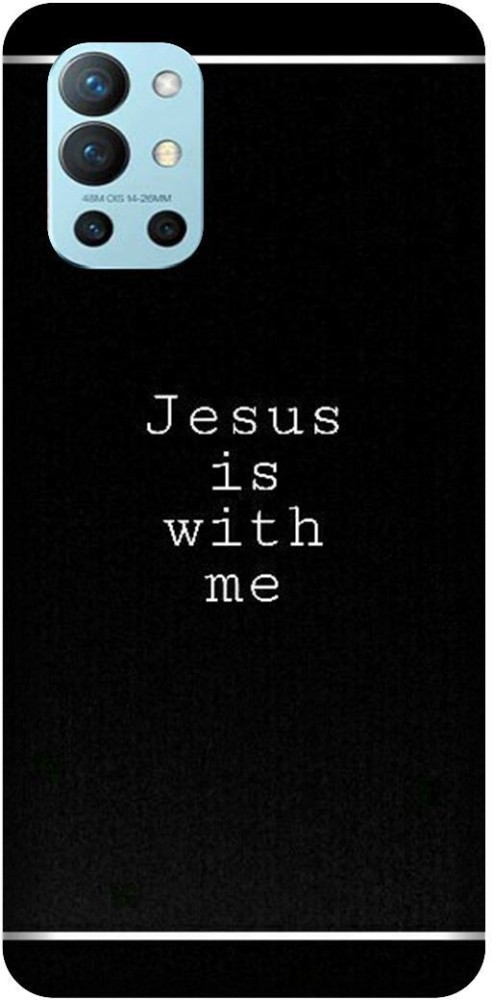 Yoprint Back Cover for OnePlus 9R Jesus god jesus text Printed back Cover