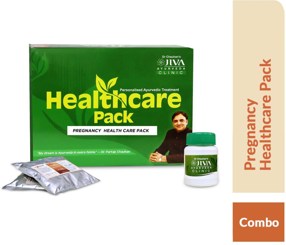 JIVA Pregnancy Healthcare Pack - Nutrients for Expecting and Pregnant Women - Pack of 1