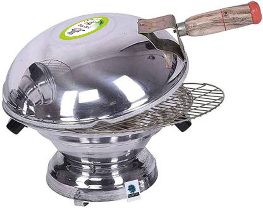 Quantech Tandoor Baking Oven, 25 Cm X 25 Cm X 35 Cm (Aluminium, 1 - Piece) Food Steamer