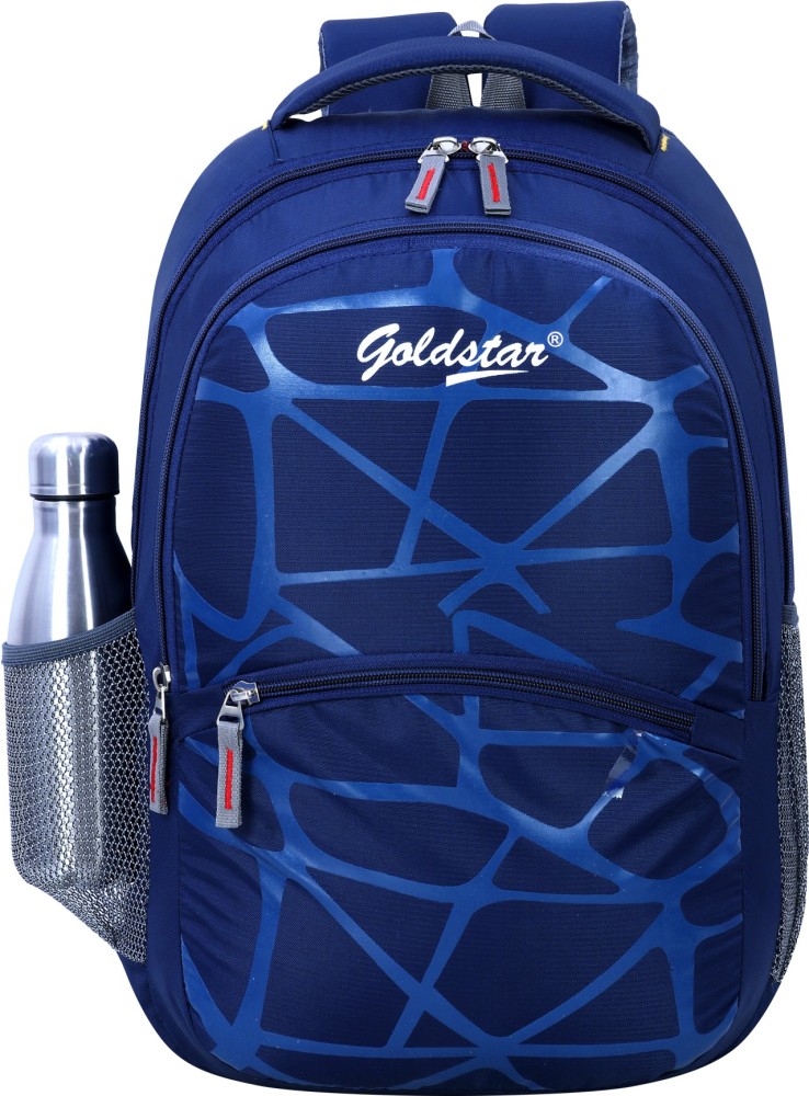 Goldstar 27.1 L Laptop Backpack Sky Blue Never Stop Medium Size Casual Backpack for Men Women |casual backpack for women men |travelling backpacks for men | Tourister backpacks men | School bags for boys girls | College backpacks Stylish | 15.6 inch laptop Bags | Small Travel Hiking Sports Football Trekking Bags |backpacks for girls office |gift item | backpacks men waterproof | light weight bags | single compartment backpacks |fashion neon bags |college bags for girls backpack stylish | hiking backpack for men | Daily Use Bags 27 L Laptop Backpack 27 L Laptop Backpack 27 L Laptop Backpack