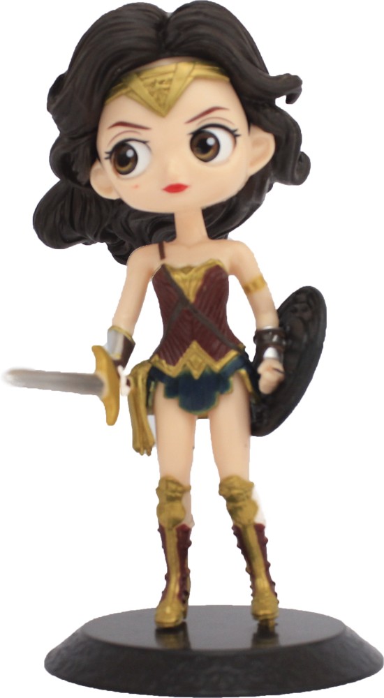 OFFO DC Comics Action Figure [15 cm] For Home Decors, office desk and Study Table, Wonder Woman