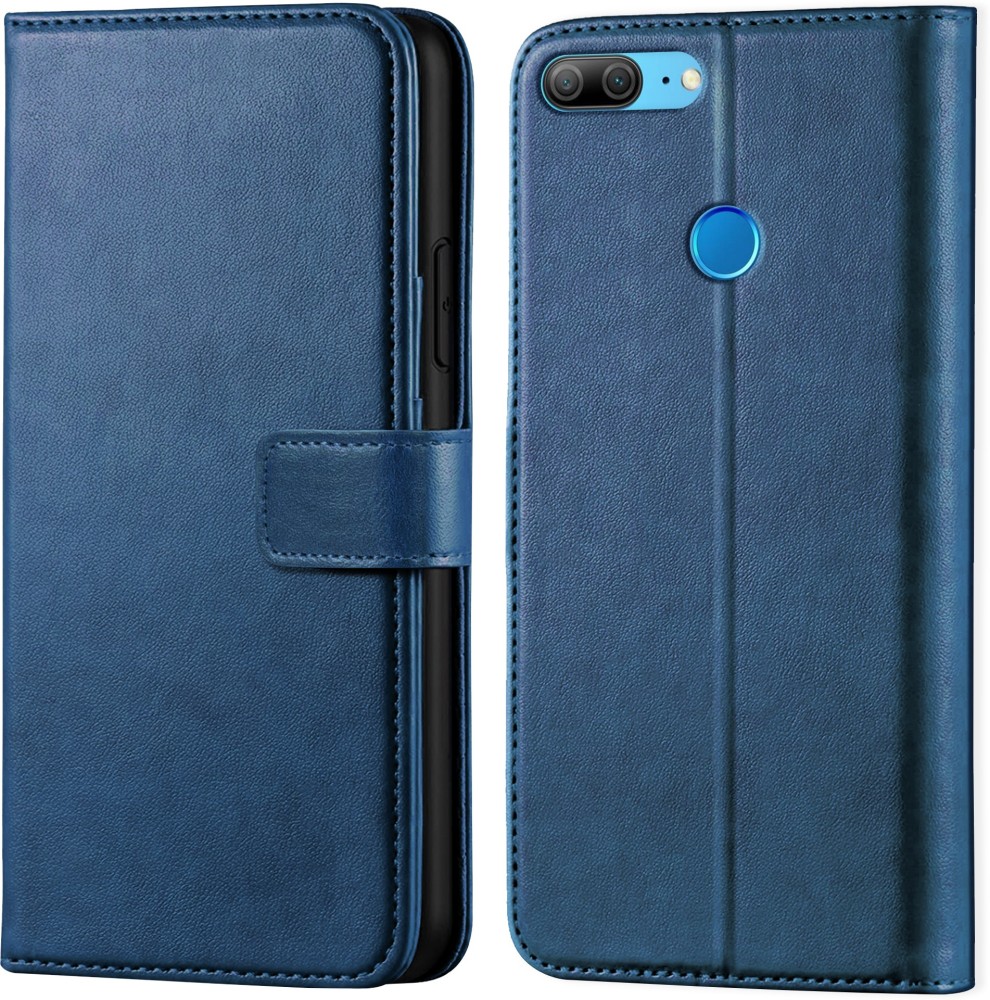 Driden Back Cover for Honor 9 Lite Vintage Flip Wallet Back Case Cover [Artitifial Leather]