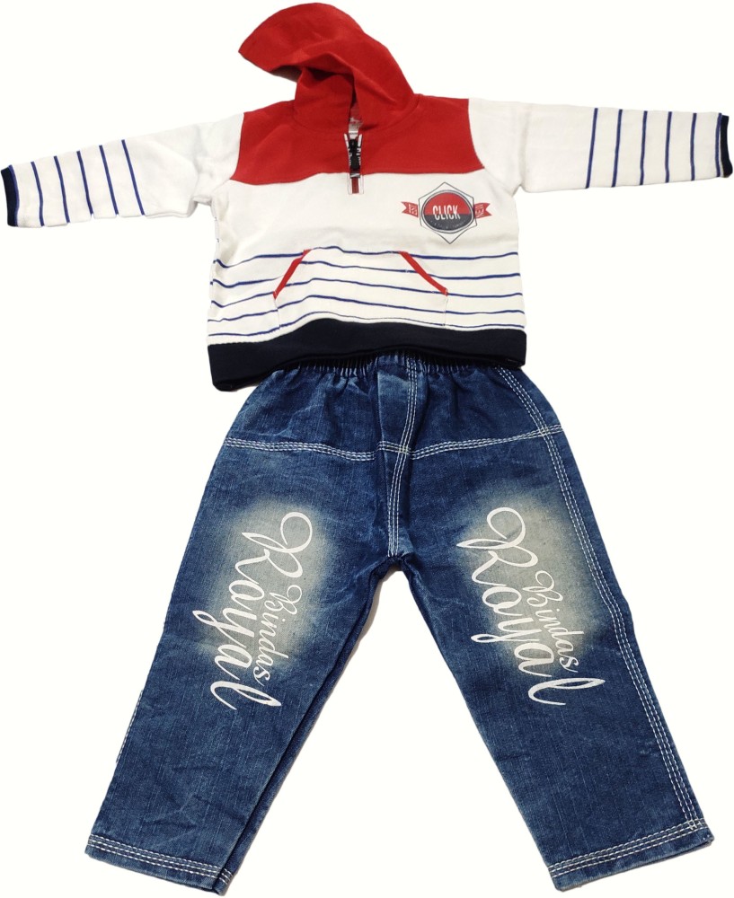 socho samjo Baby Boys Party(Festive) T-shirt Jeans