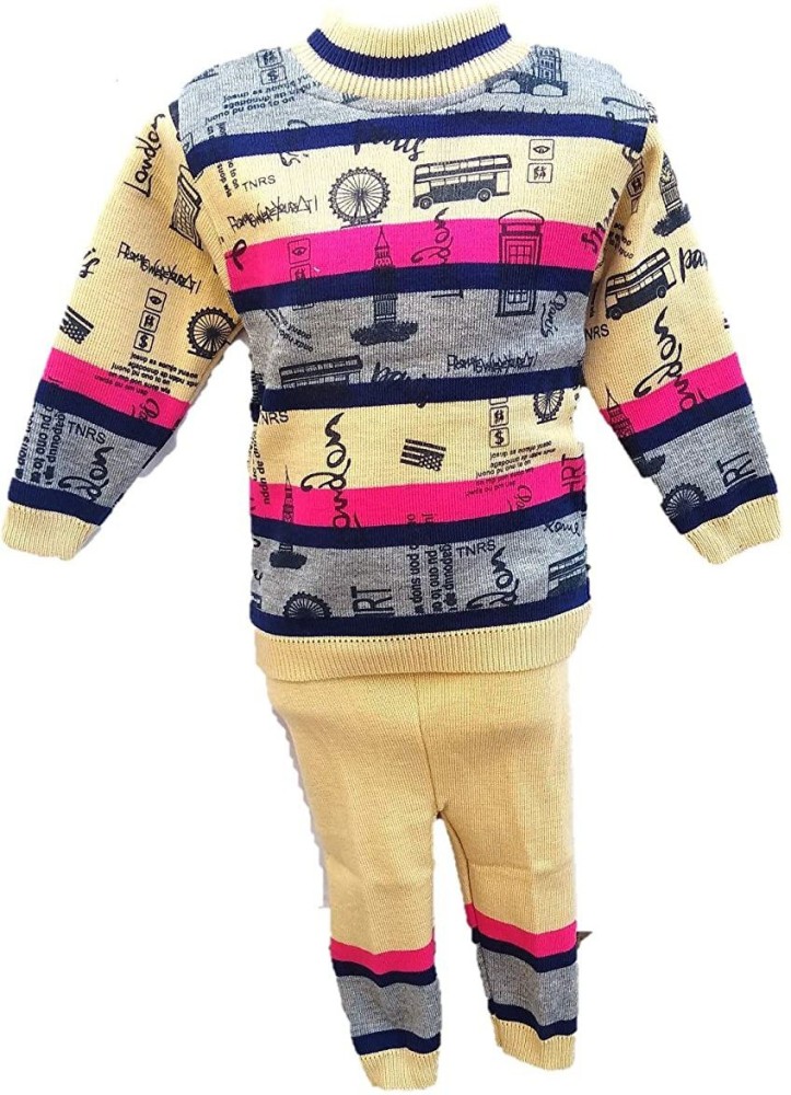 socho samjo Baby Boys & Baby Girls Party(Festive) Sweater Pyjama