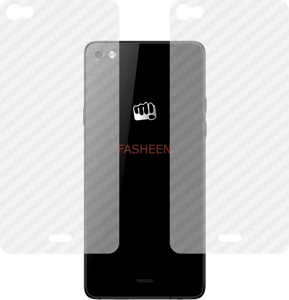 Fasheen Back Screen Guard for MICROMAX Q450 (CANVAS SILVER 5)