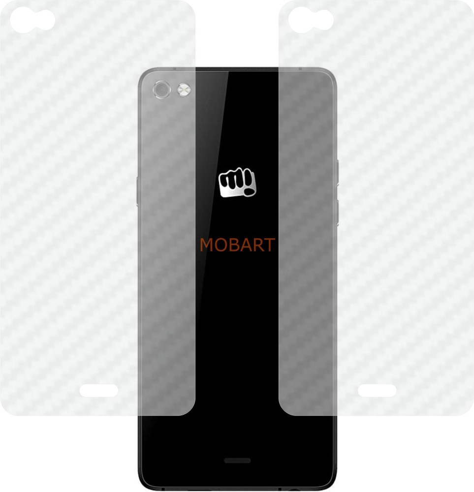 MOBART Back Screen Guard for MICROMAX Q450 (CANVAS SILVER 5)