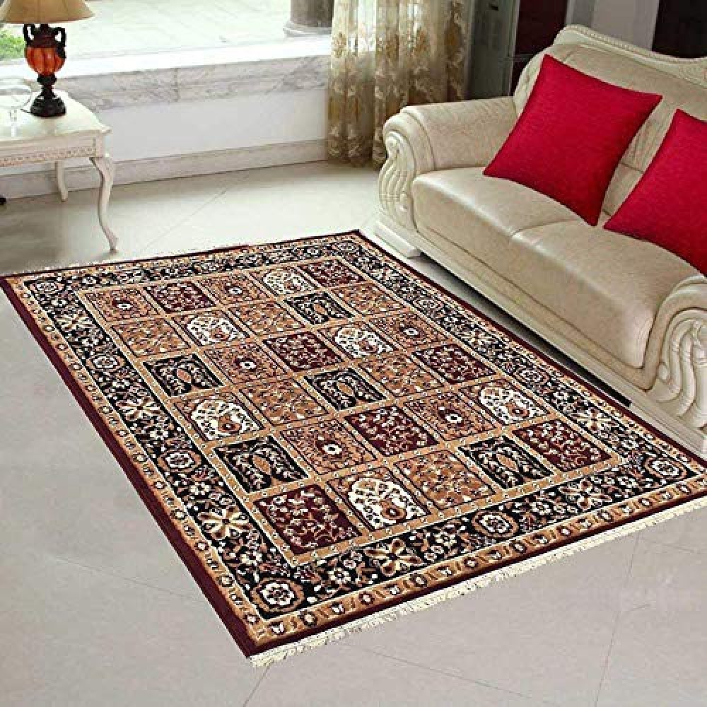 Noor Handloom Carpets Multicolor Acrylic Carpet