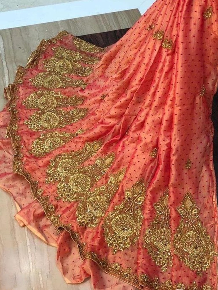 amardevidas fab Embroidered Bollywood Chiffon Saree