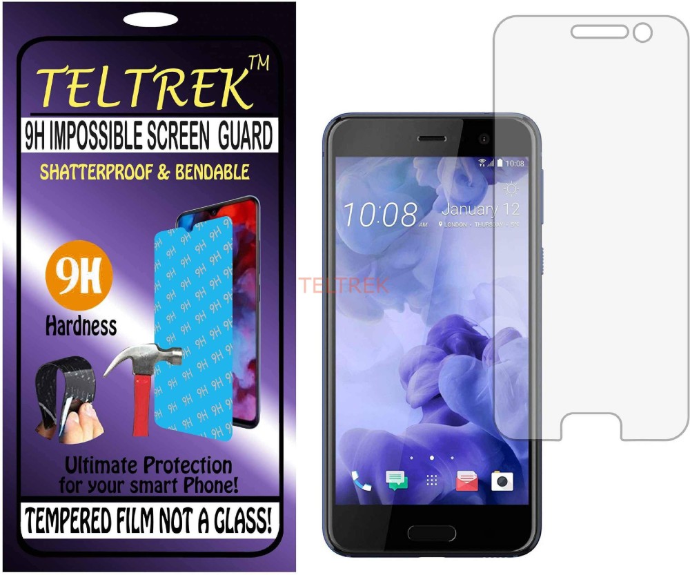 TELTREK Tempered Glass Guard for HTC U PLAY (Flexible Shatterproof)