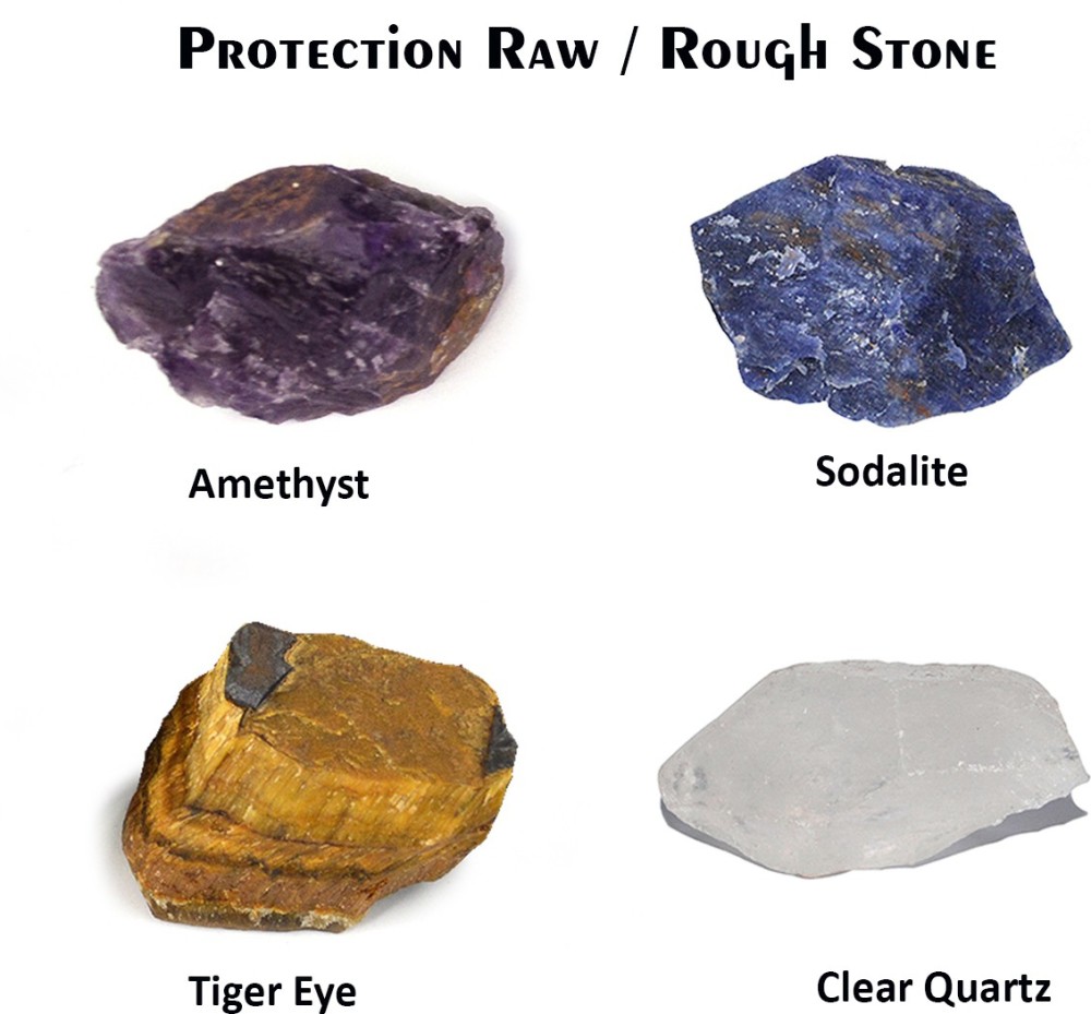 REIKI CRYSTAL PRODUCTS Natural Protection Rough stone, Row Stone, Reiki Gemstone Decorative showpice Regular Asymmetrical Quartz Stone